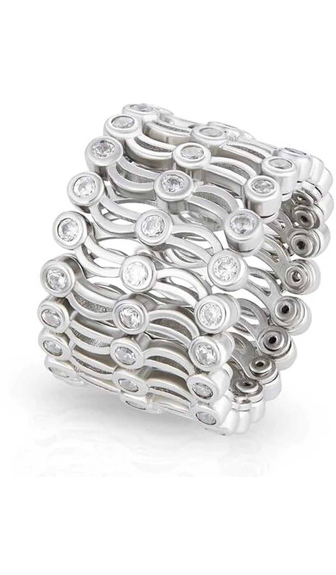 92.5 sterling silver ring kada 2 in 1
