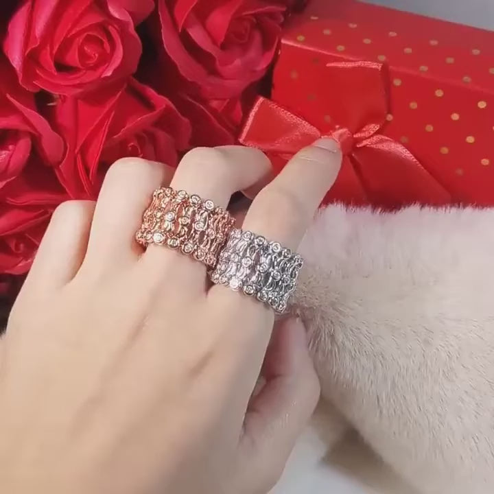 92.5 sterling silver ring kada 2 in 1